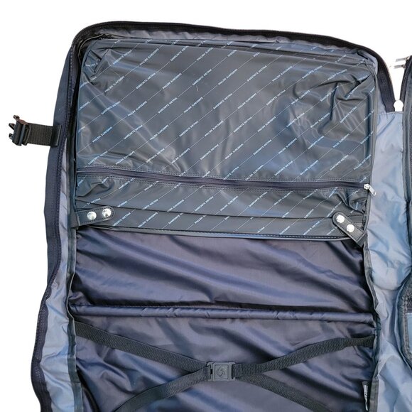 Samsonite Black Nylon Garment‎ Bag Shoulder Strap Overnight Carry On Travel - Picture 7 of 16
